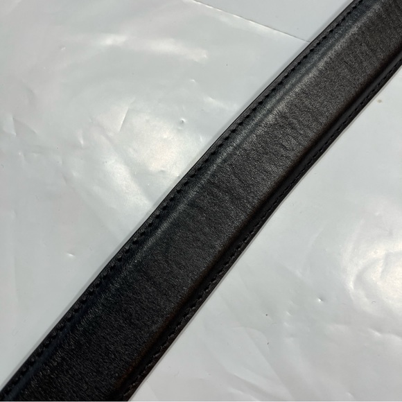 Yoder Dept. heavy duty Black BELT Top Grain Leather Amish 400 gold Buckle 37-41 - Picture 8 of 11